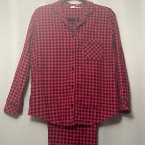 La Vie en Rose plaid flannel Pyjamas